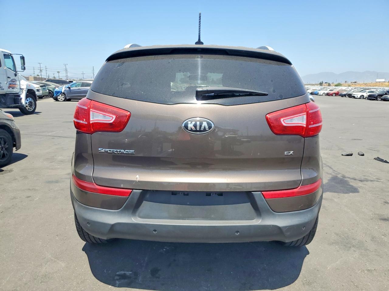 2013 Kia Sportage Ex Brown vin: KNDPCCA20D7372703