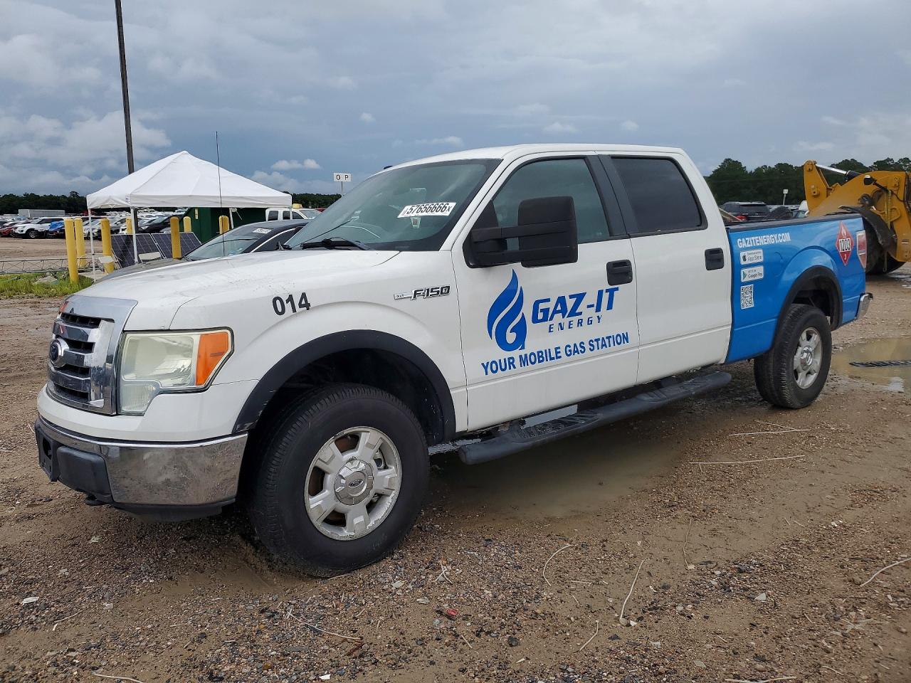 2010 Ford F150 Supercrew White vin: 1FTFW1EV7AFB51449