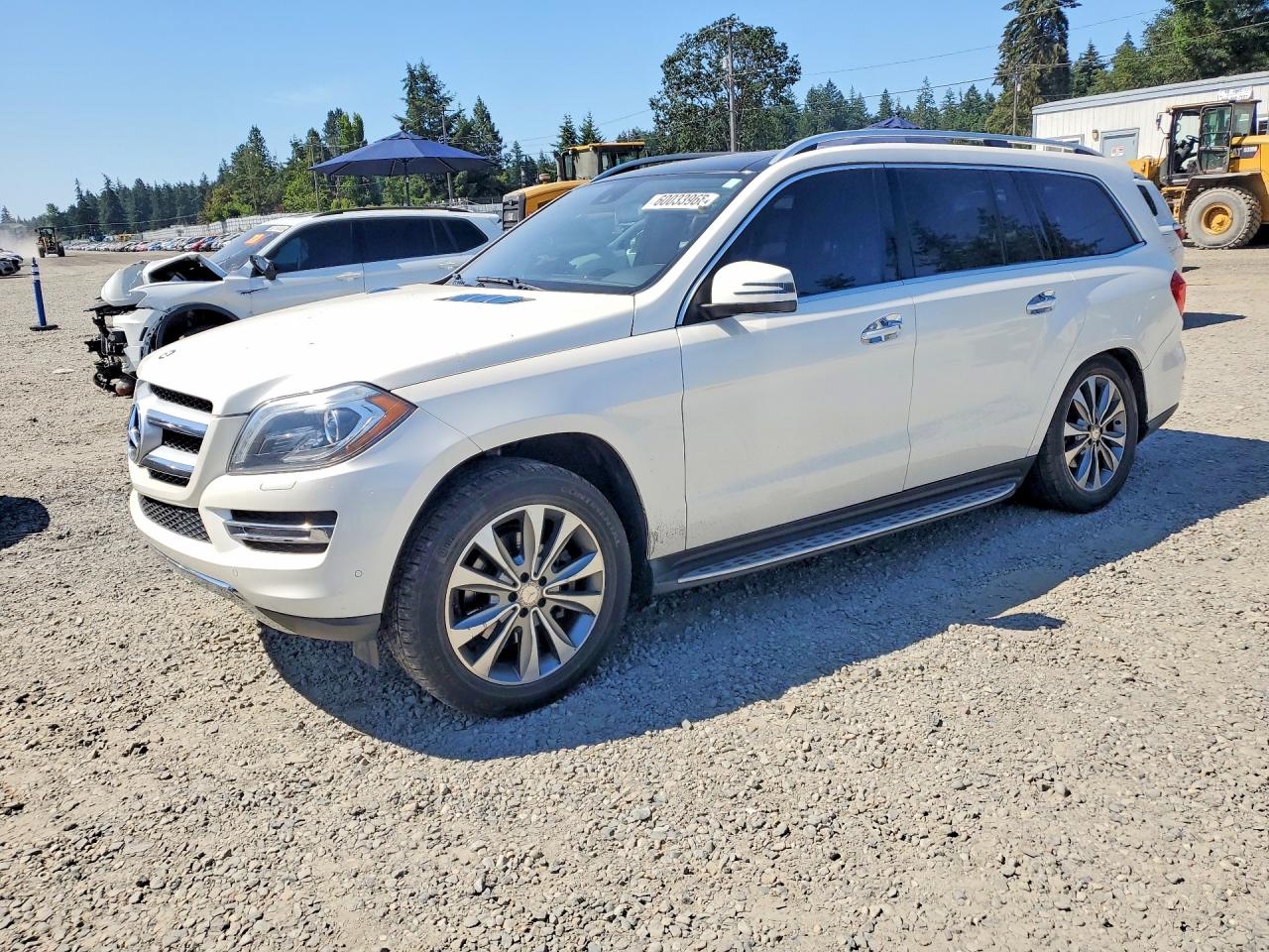 2015 Mercedes-benz Gl 350 Bluetec White vin: 4JGDF2EE9FA602135