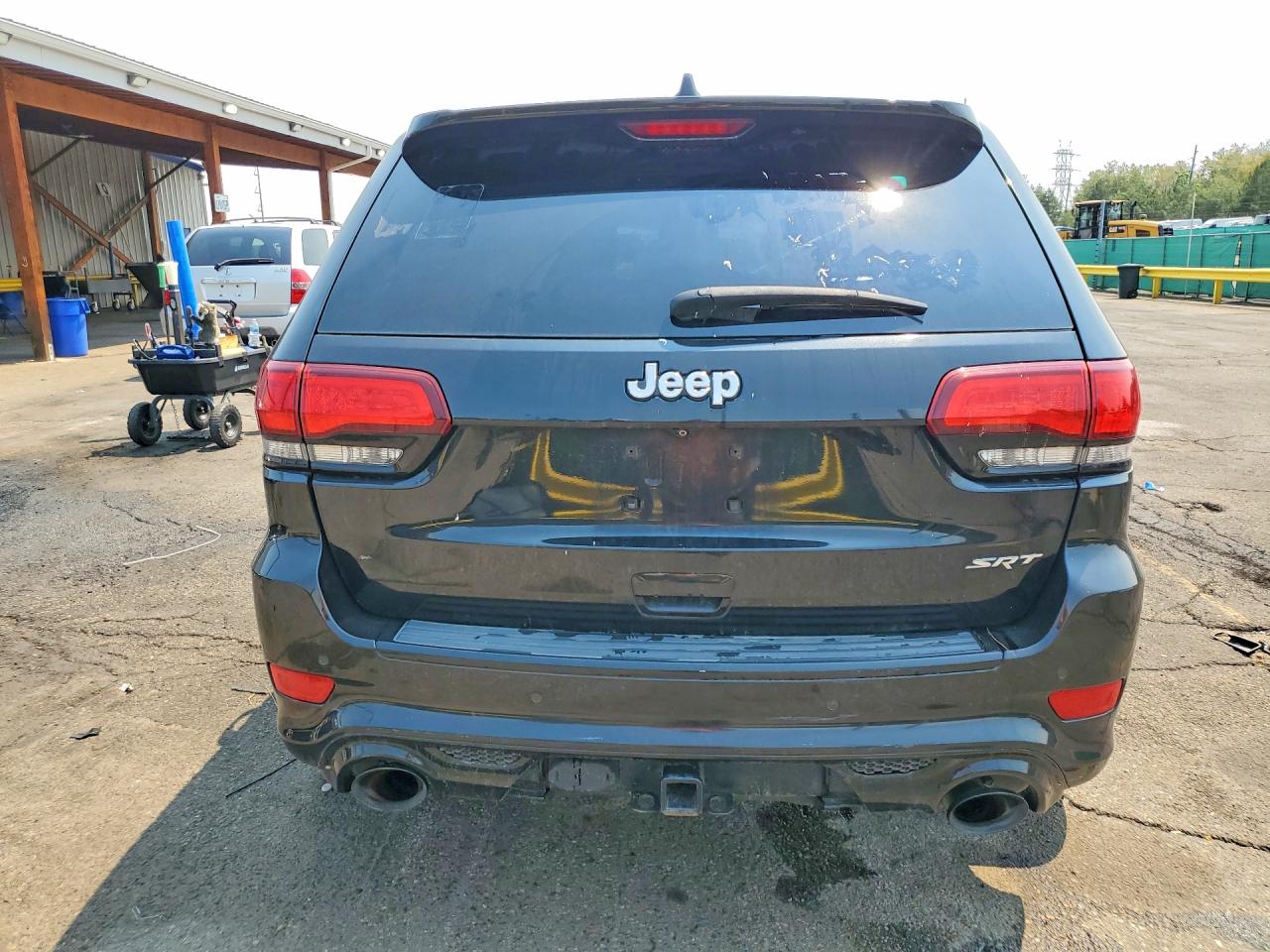 2015 Jeep Grand Cherokee Srt-8 Black vin: 1C4RJFDJ3FC787446