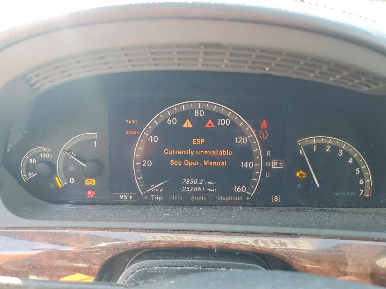 2007 Mercedes-benz S 550 Серый vin: WDDNG71X77A074015