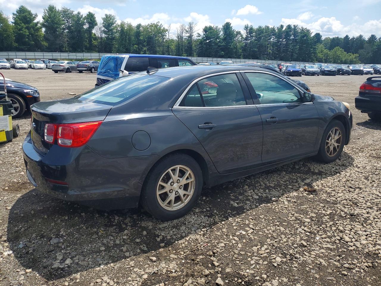 2014 Chevrolet Malibu Ls Gray vin: 1G11A5SL5EF202917