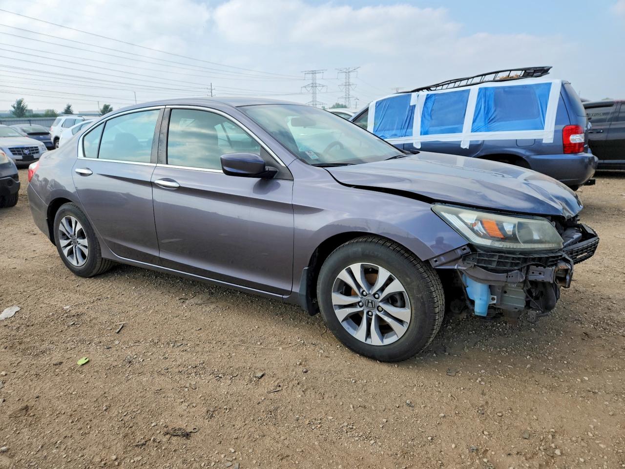 2015 Honda Accord Lx Серый vin: 1HGCR2F37FA070227