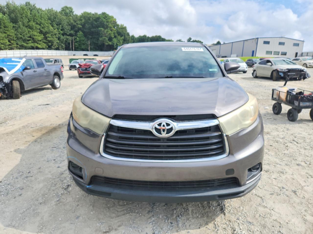2015 Toyota Highlander Le Gray vin: 5TDZARFH8FS009802