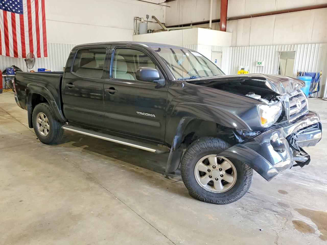 2010 Toyota Tacoma Double Cab Prerunner Black vin: 3TMJU4GNXAM095702