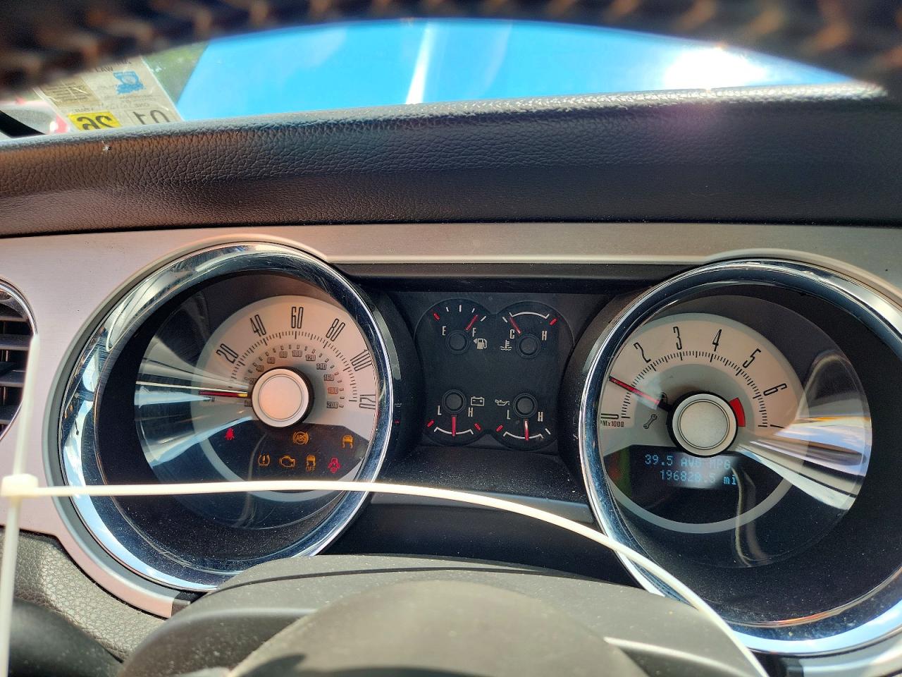 2010 Ford Mustang Blue vin: 1ZVBP8AN9A5165169