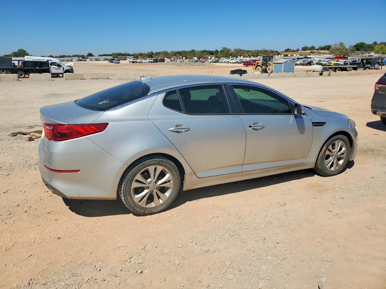 2015 Kia Optima Ex Silver vin: 5XXGN4A70FG432209