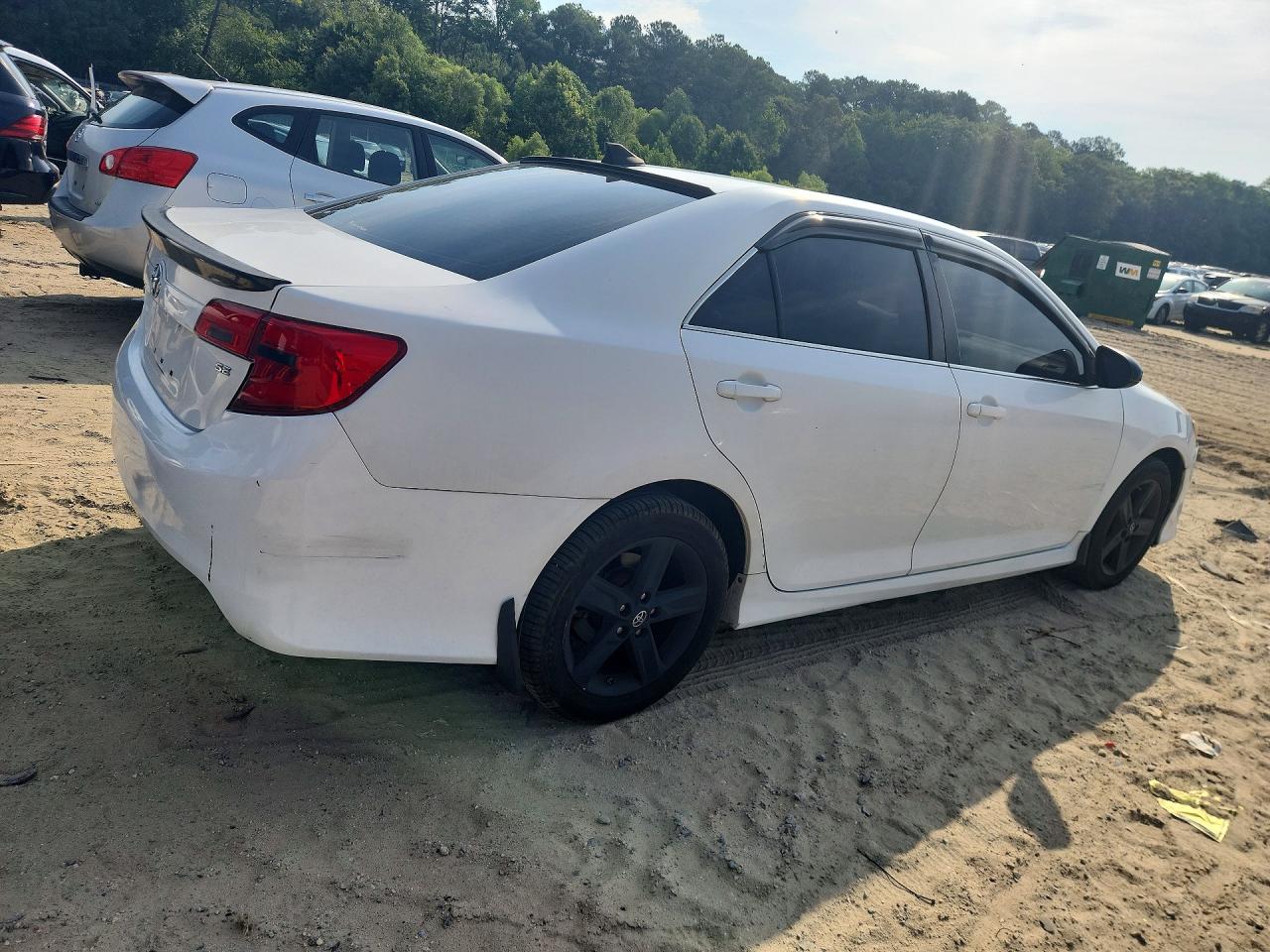 2012 Toyota Camry Se White vin: 4T1BF1FK7CU586629