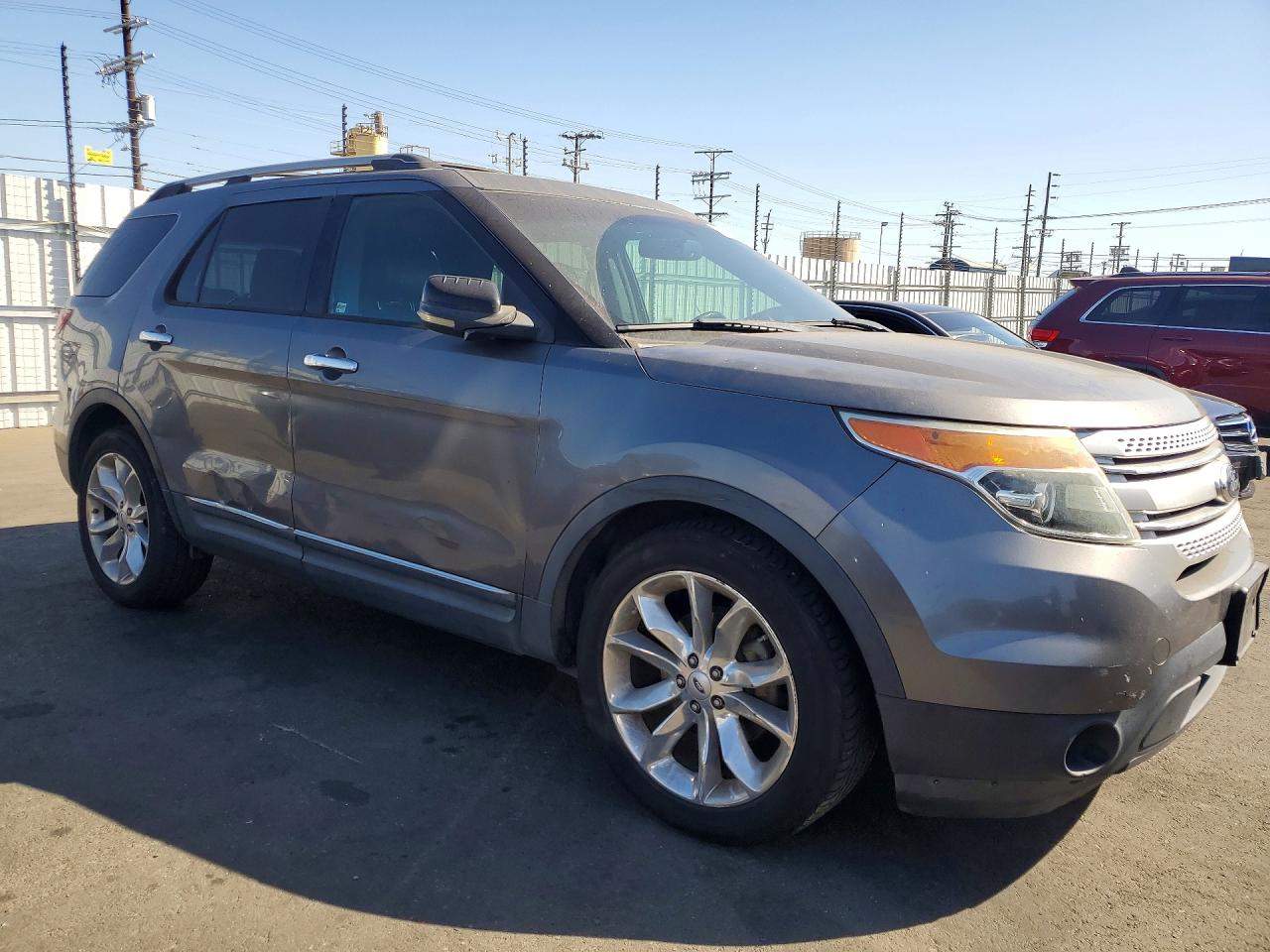 2013 Ford Explorer Xlt Gray vin: 1FM5K7D89DGA26145