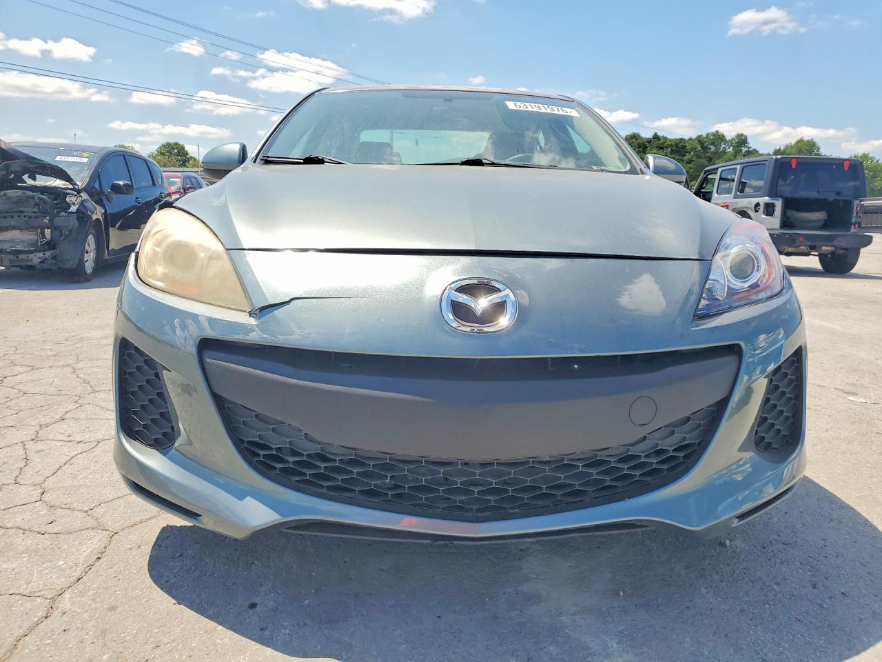 2012 Mazda 3 I Blue vin: JM1BL1VF8C1515426