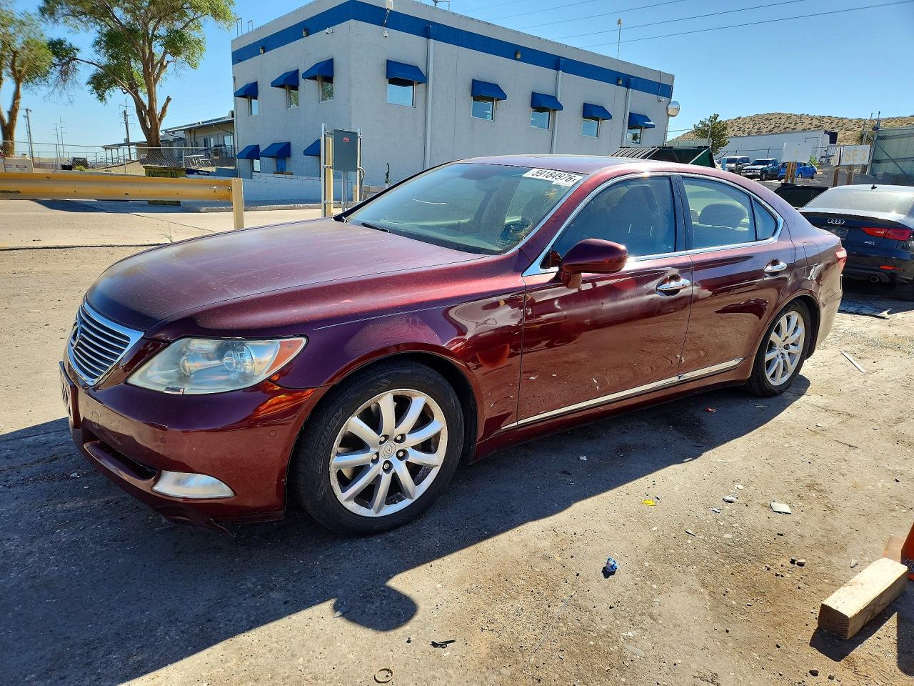 2007 Lexus Ls 460 Burgundy vin: JTHBL46F875040275