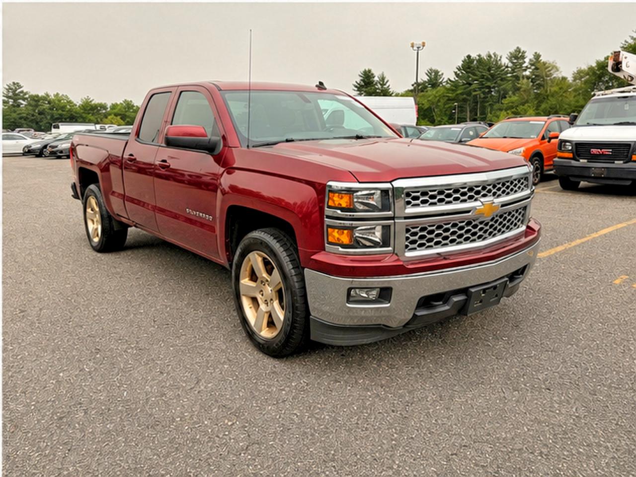 2014 Chevrolet Silverado K1500 Lt Red vin: 1GCVKREC8EZ147175