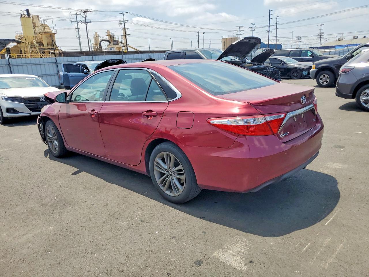 2017 Toyota Camry Se Red vin: 4T1BF1FKXHU703868