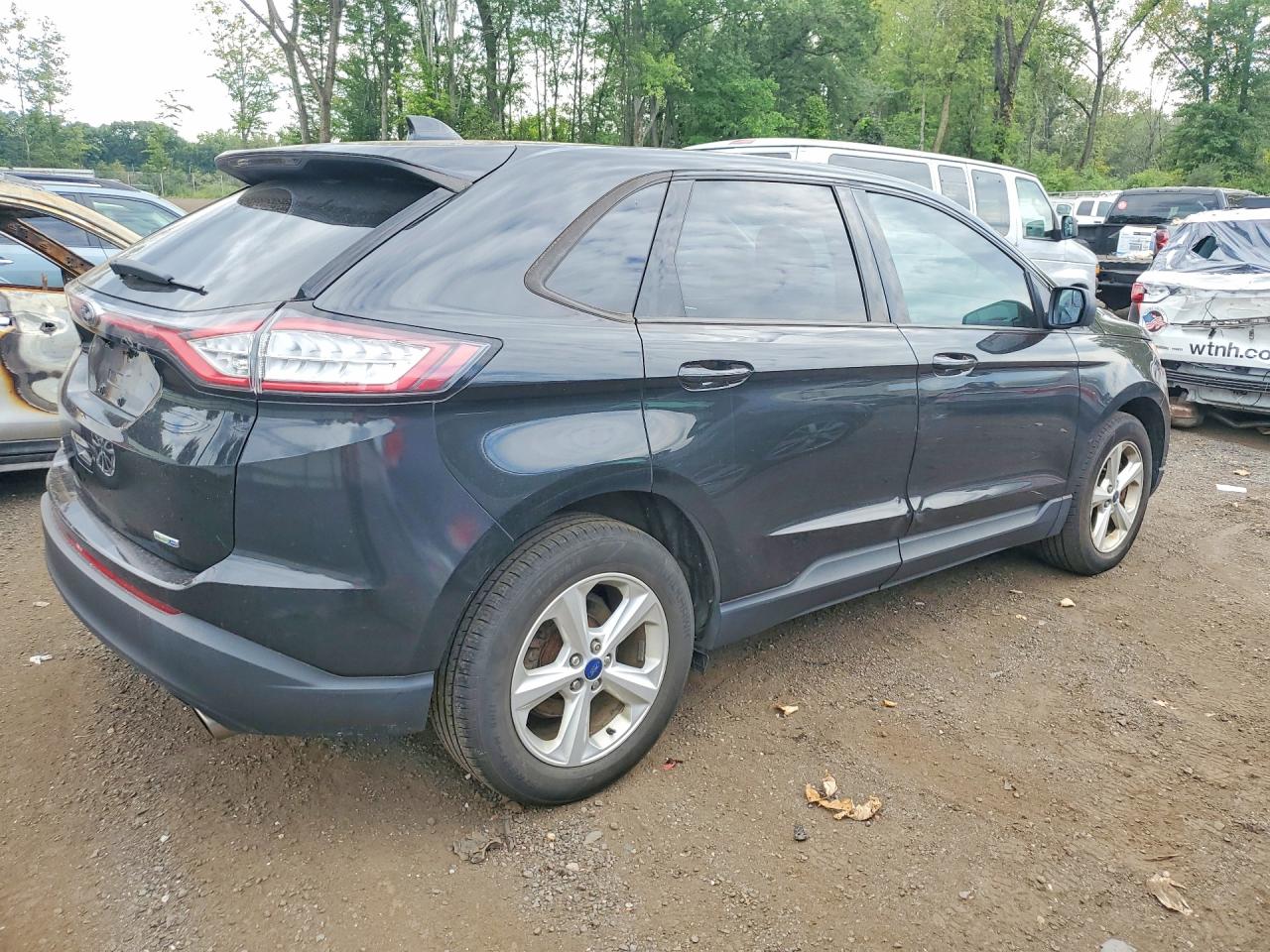 2015 Ford Edge Se Black vin: 2FMTK4G94FBC08534