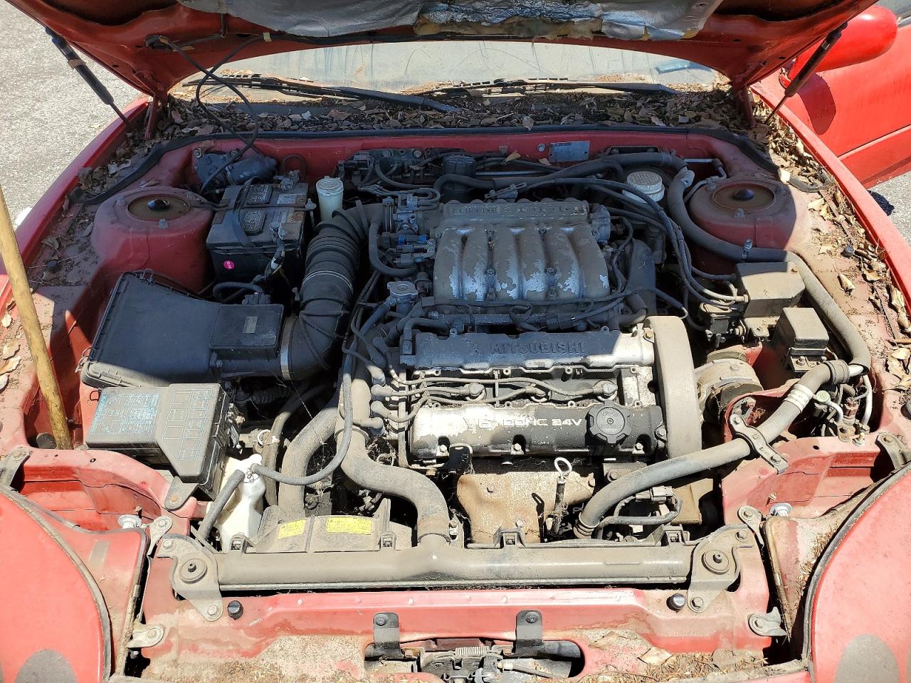 1995 Mitsubishi 3000 Gt Red vin: JA3AM84J6SY002705