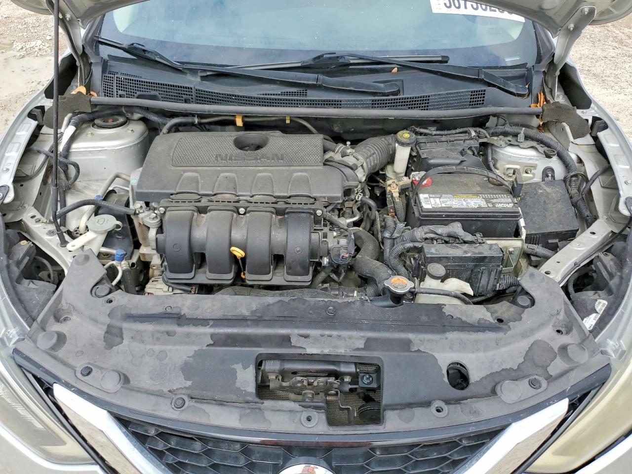 2017 Nissan Sentra Sv Silver vin: 3N1AB7AP5HY397793