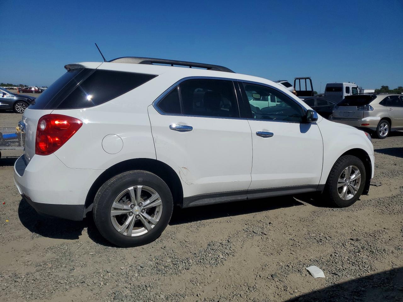 2013 Chevrolet Equinox Lt White vin: 2GNFLNEK0D6389090