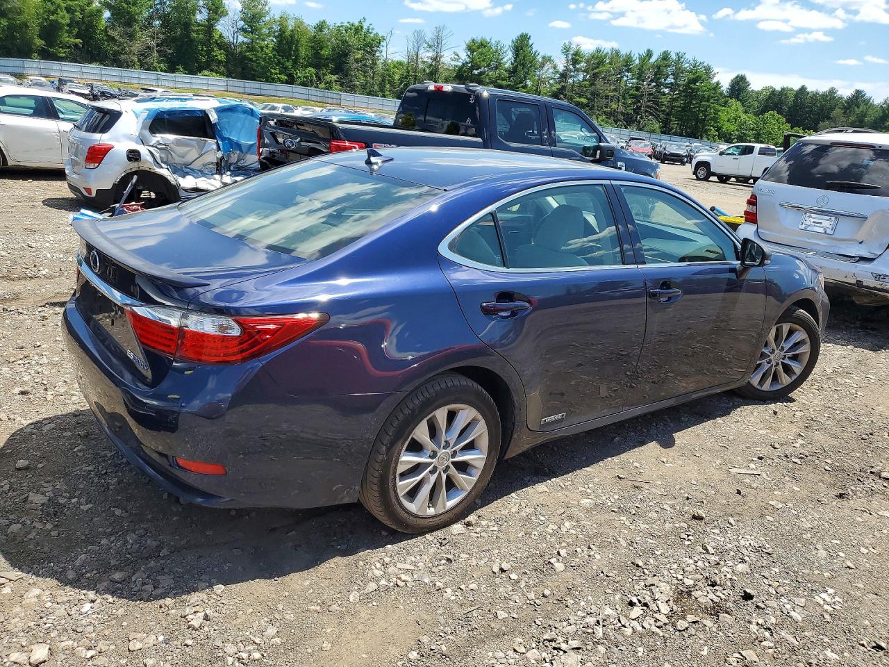 2013 Lexus Es 300h Синий vin: JTHBW1GG7D2038477