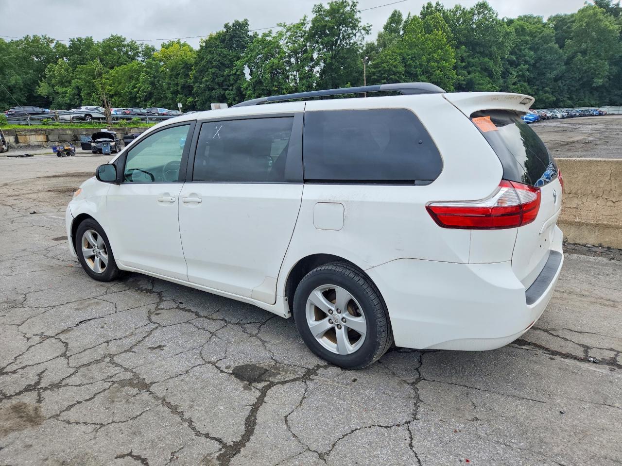 2015 Toyota Sienna Le White vin: 5TDKK3DC4FS539039