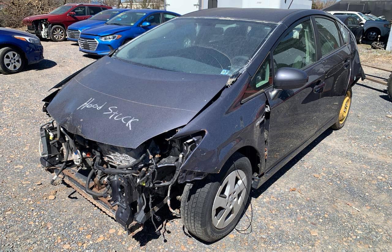2010 Toyota Prius Iii Gray vin: JTDKN3DU7A1004986
