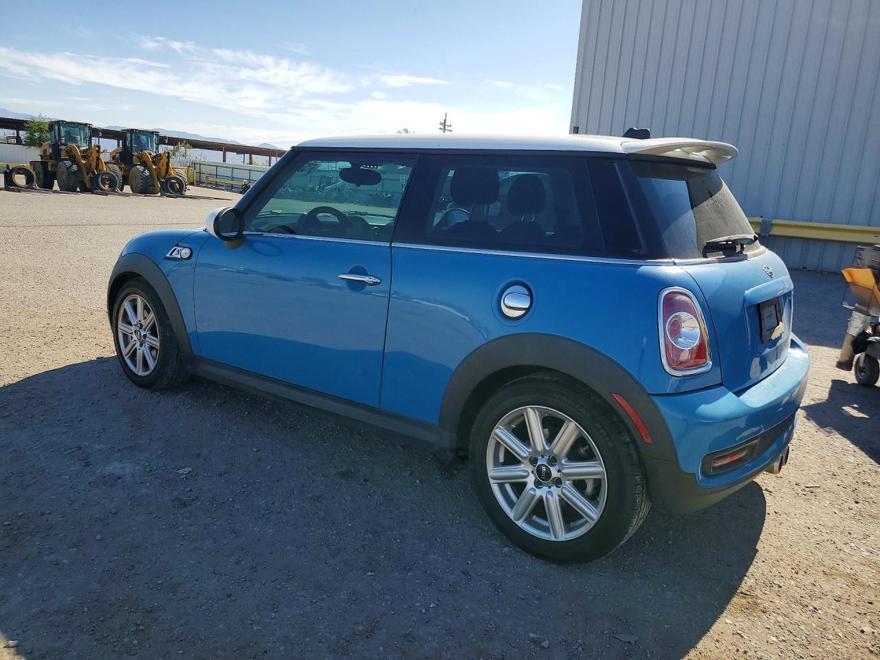 2013 Mini Cooper S Синий vin: WMWSV3C53DT477302
