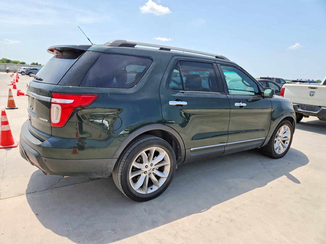 2013 Ford Explorer Limited Green vin: 1FM5K7F80DGB26518