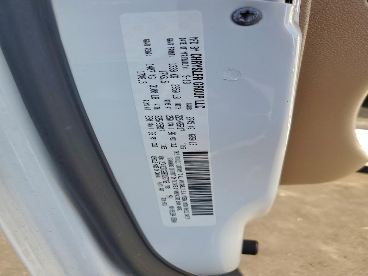 2014 Dodge Grand Caravan Sxt White vin: 2C4RDGCG0ER173768