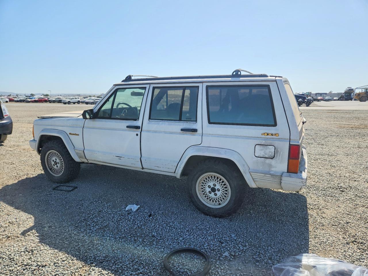 1991 Jeep Cherokee Limited White vin: 1J4FJ78S5ML624512
