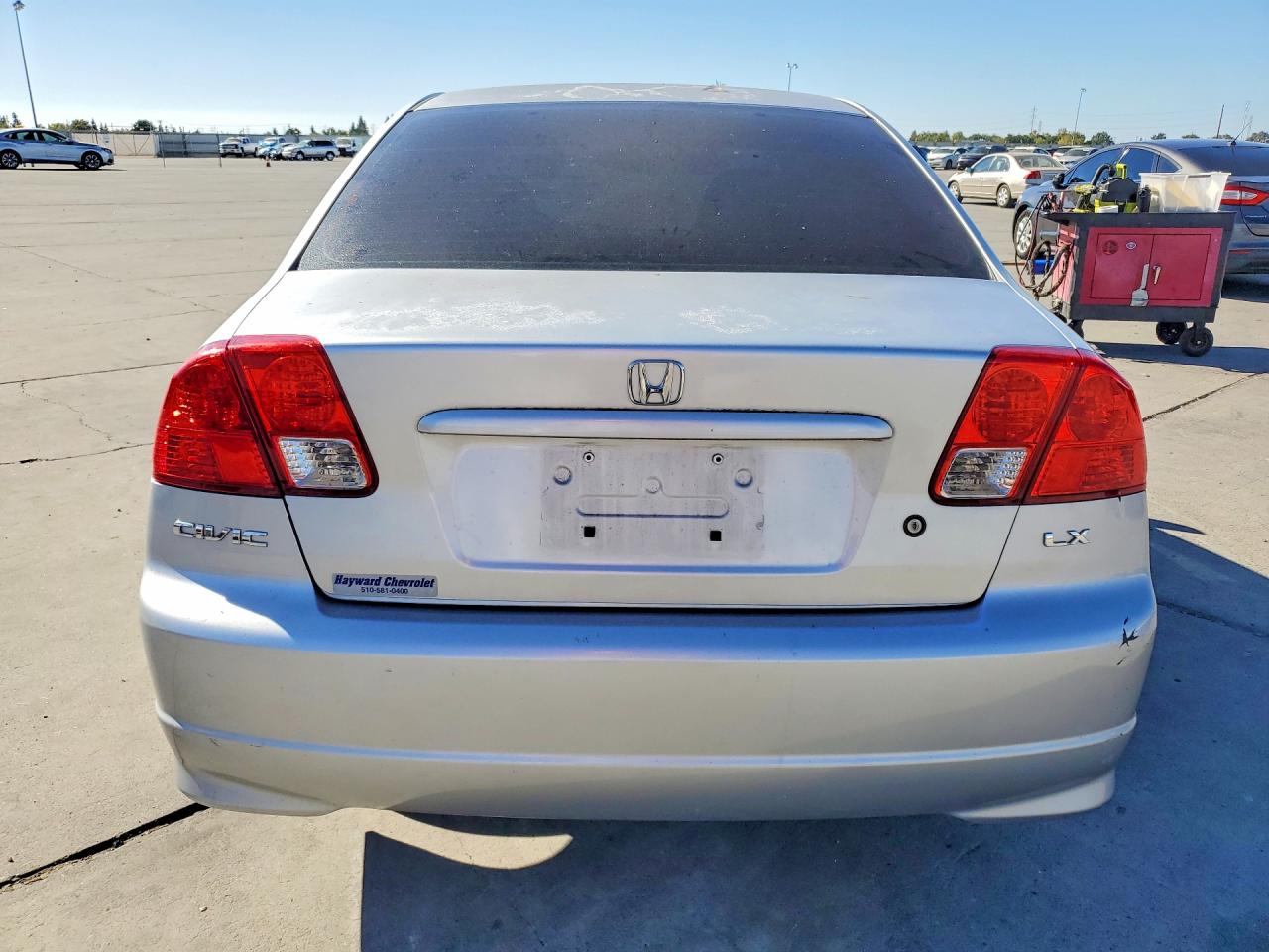 2005 Honda Civic Lx Silver vin: 2HGES16685H516645