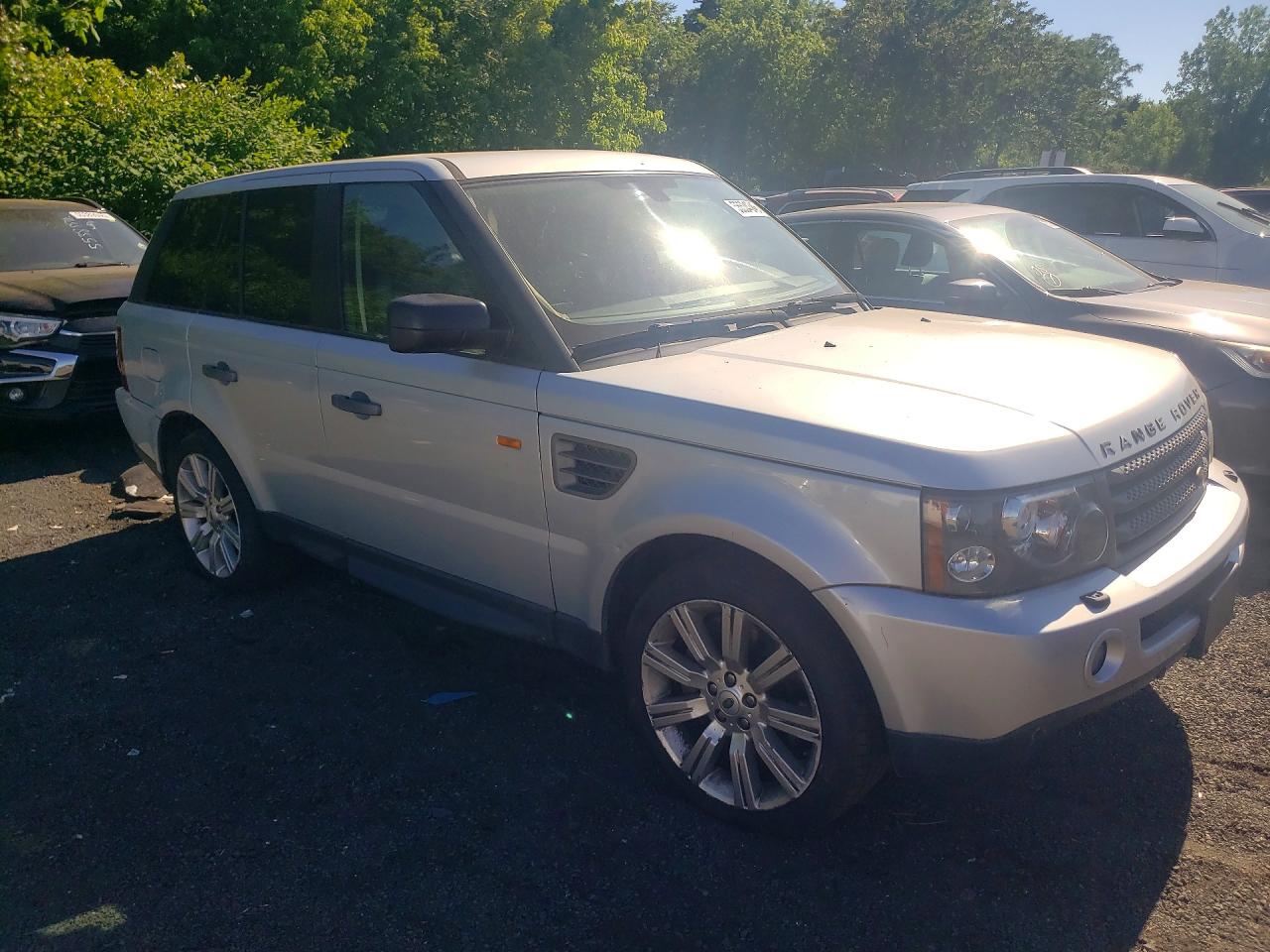 2007 Land Rover Range Rover Sport Hse Silver vin: SALSK254X7A986094