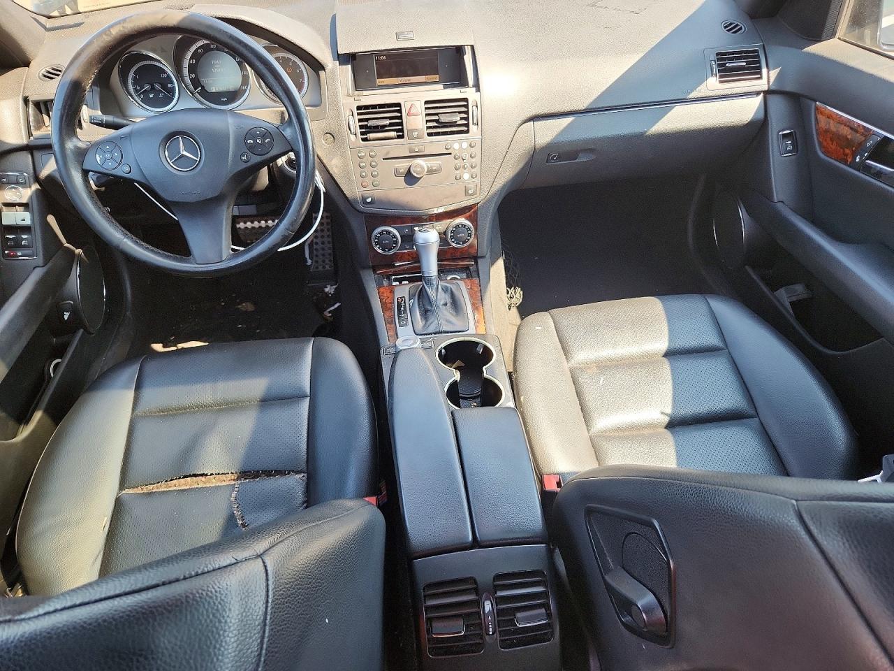 2010 Mercedes-benz C 300 4matic Black vin: WDDGF8BB7AR109343