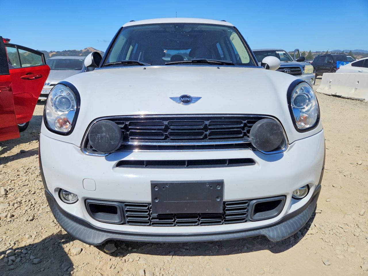2015 Mini Cooper S Countryman Белый vin: WMWZC3C54FWT05432