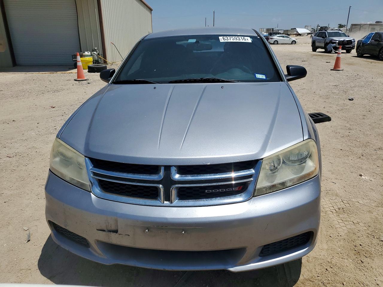 2013 Dodge Avenger Se Silver vin: 1C3CDZAB8DN725042