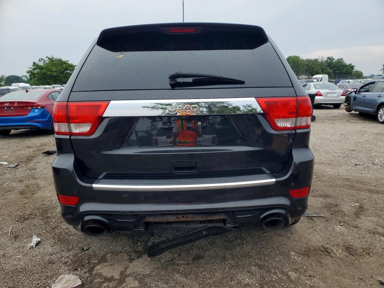 2012 Jeep Grand Cherokee Srt-8 Black vin: 1C4RJFDJ4CC352088
