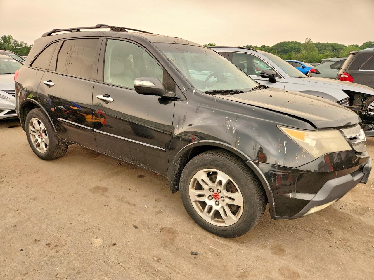 2008 Acura Mdx Black vin: 2HNYD282X8H515288