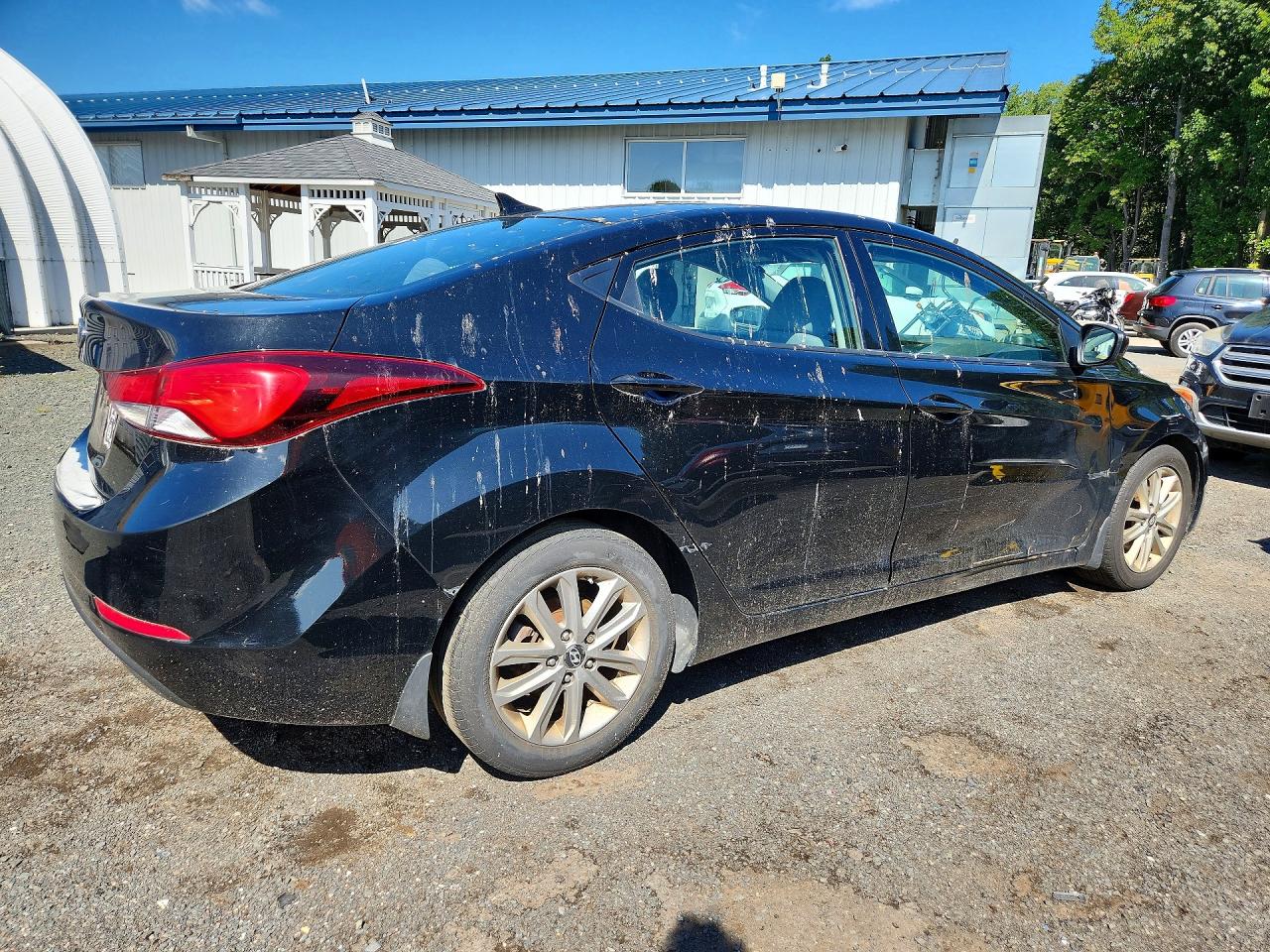 2015 Hyundai Elantra Se Black vin: 5NPDH4AEXFH595057