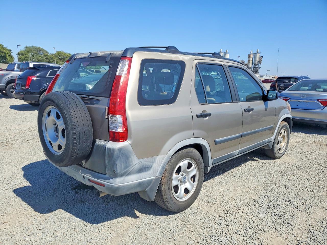 2006 Honda Cr-v Lx Tan vin: JHLRD68556C005364