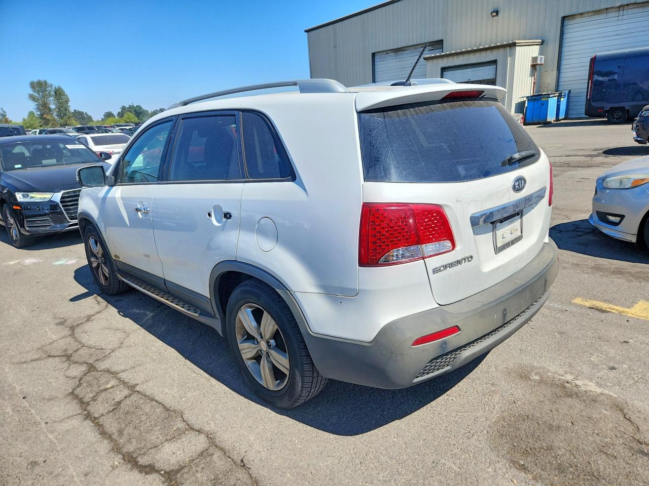 2013 Kia Sorento Ex White vin: 5XYKUDA63DG344901