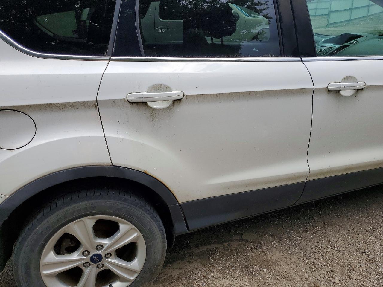 2014 Ford Escape Se White vin: 1FMCU0G95EUD38429