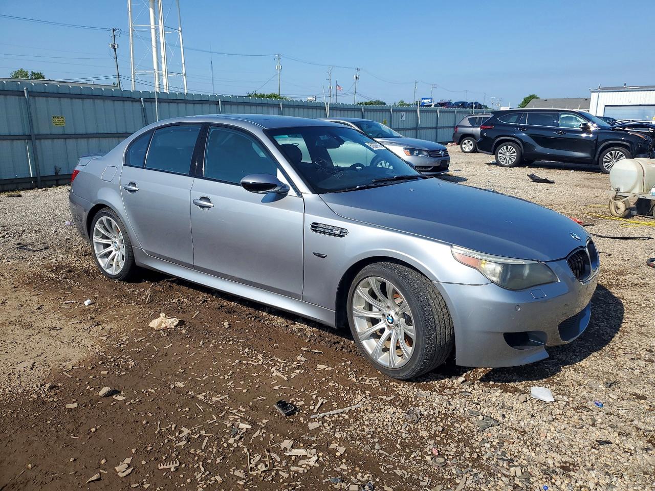2006 Bmw M5 Gray vin: WBSNB93596B583301