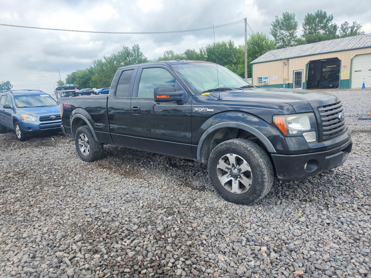 2012 Ford F150 Super Cab Black vin: 1FTFX1EF8CFC71639