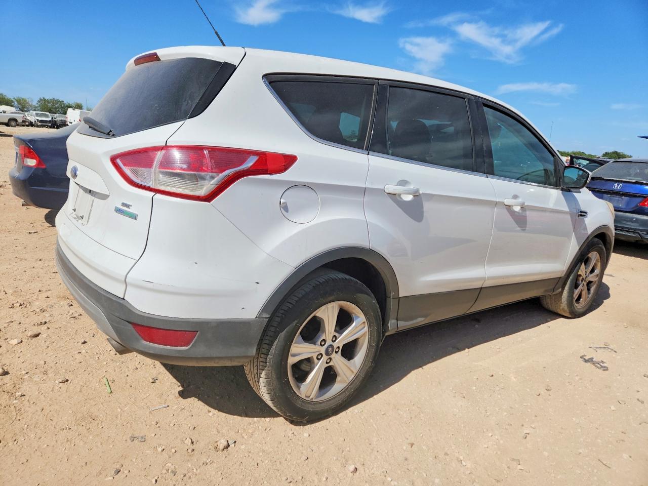 2014 Ford Escape Se White vin: 1FMCU0GX1EUA47439