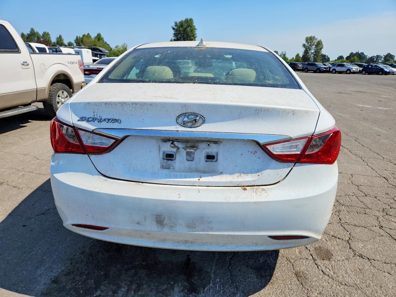 2013 Hyundai Sonata Gls White vin: 5NPEB4ACXDH759795