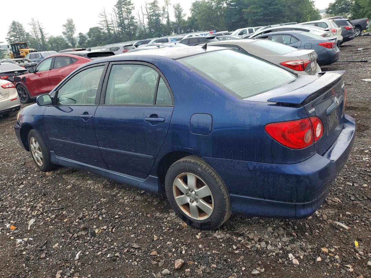 2007 Toyota Corolla S Синий vin: 2T1BR32E97C749257
