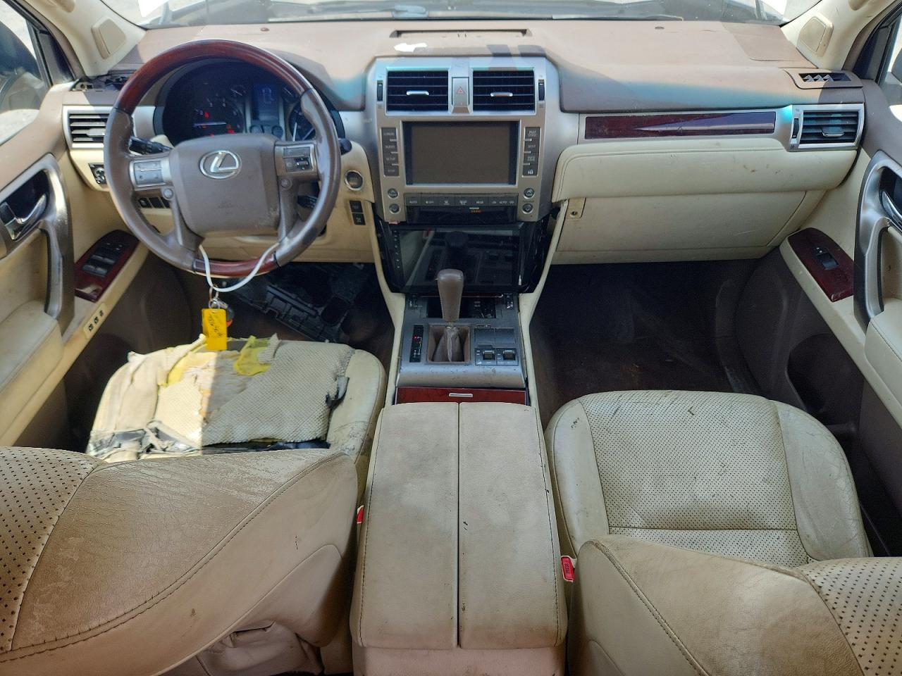 2012 Lexus Gx 460 White vin: JTJBM7FX8C5037828