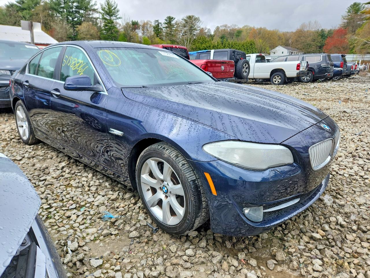 2013 Bmw 550 I Blue vin: WBAFR9C53DD227223