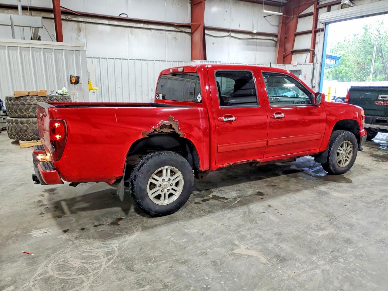 2012 Chevrolet Colorado Lt Red vin: 1GCHTCFEXC8143025