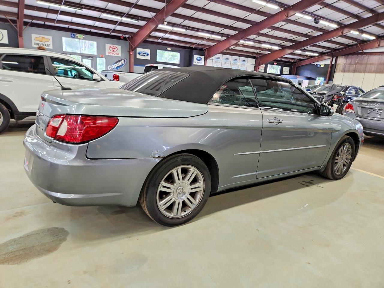 2008 Chrysler Sebring Limited Silver vin: 1C3LC65M18N264222