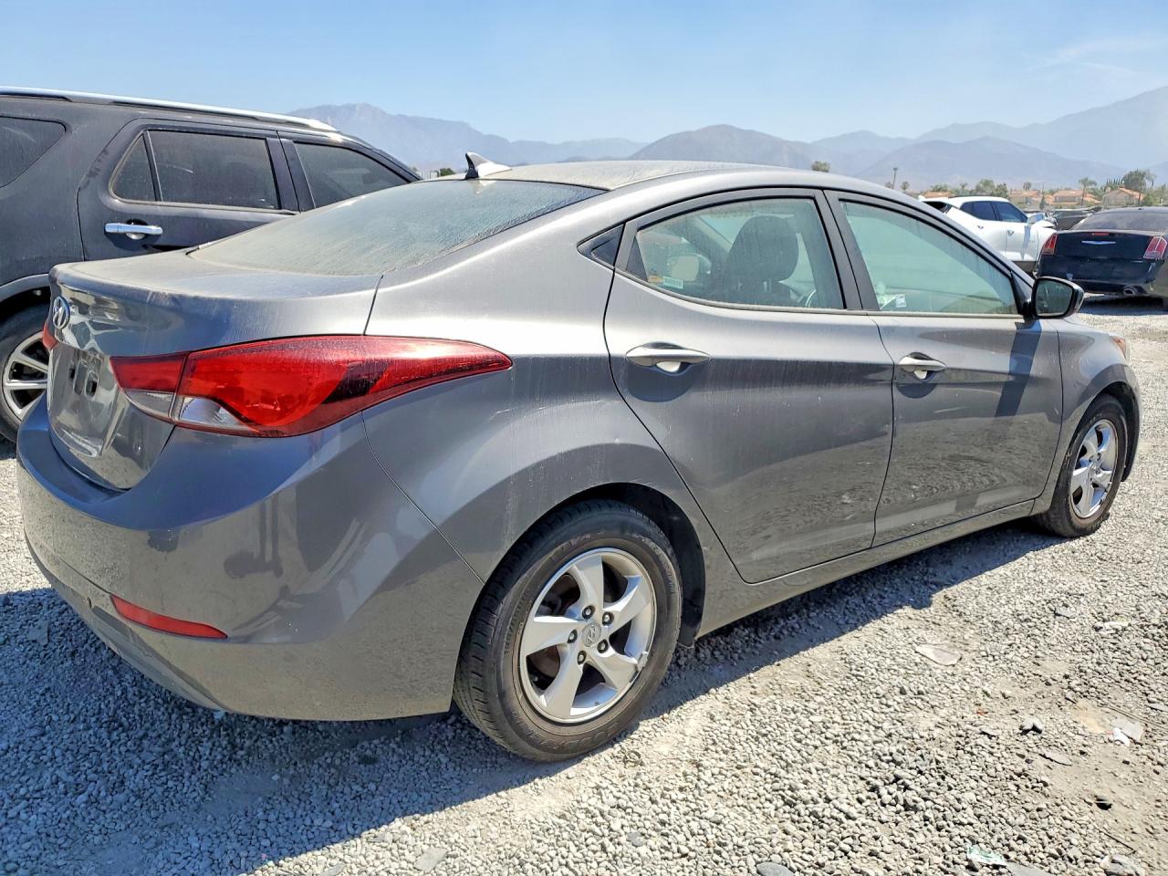 2014 Hyun Elantra Серый vin: 5NPDH4AE5EH511015