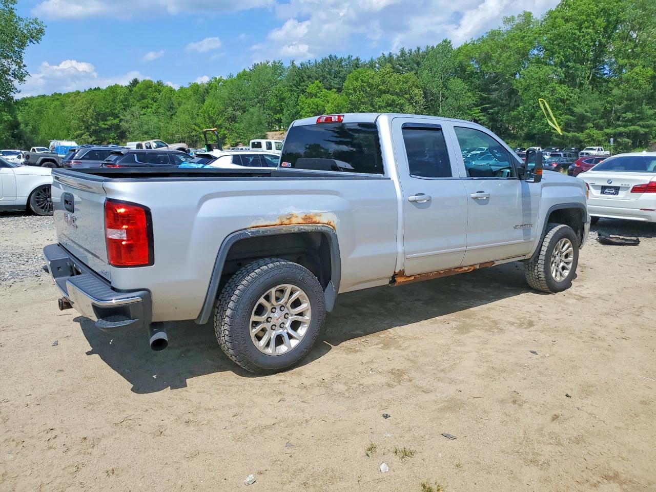 2015 Gmc Sierra K1500 Sle Silver vin: 1GTV2UEC7FZ221304